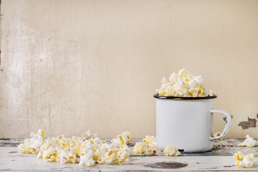 Canva Cooked popcorn in a cup