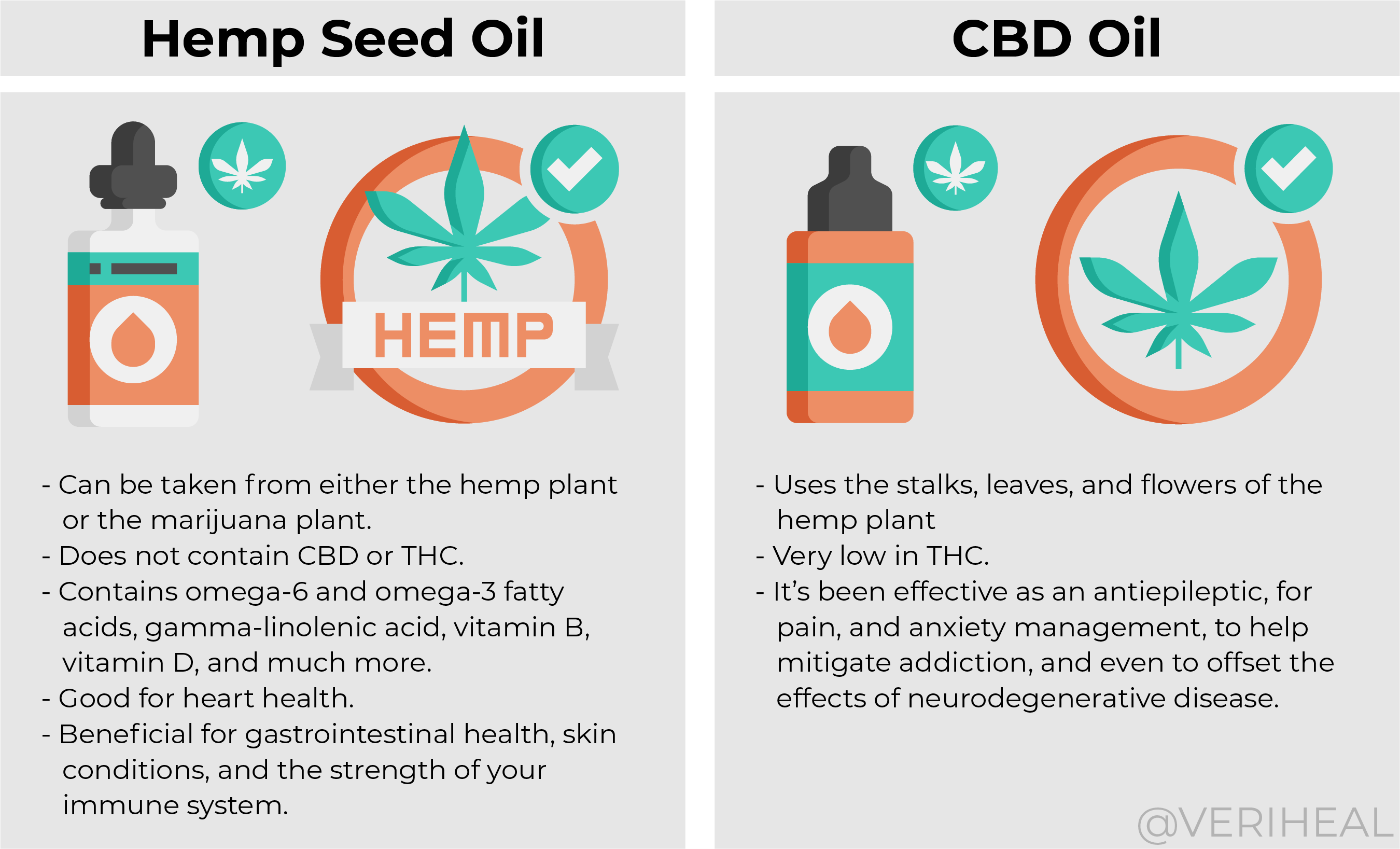 Hemp Seed Oil vs CBD Oil