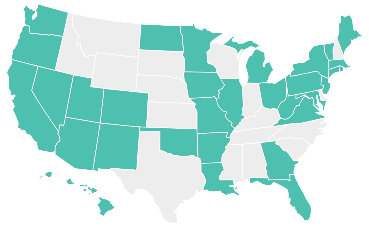States that allow medical cannabis prescriptions