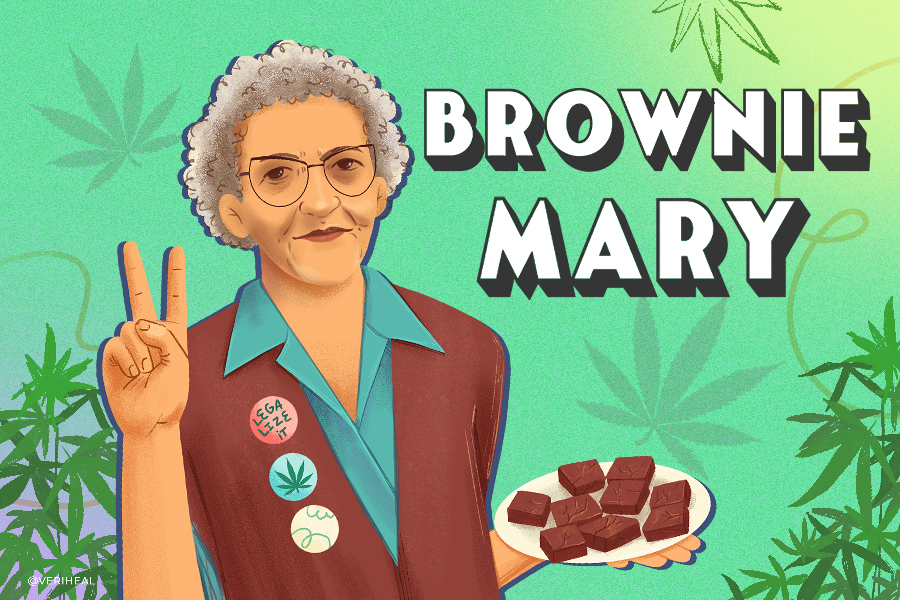 Who is Brownie Mary and what is her significance to cannabis culture
