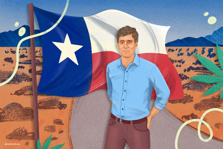 Beto O’Rourke Makes an Oath to Legalize Cannabis for Texas Veterans