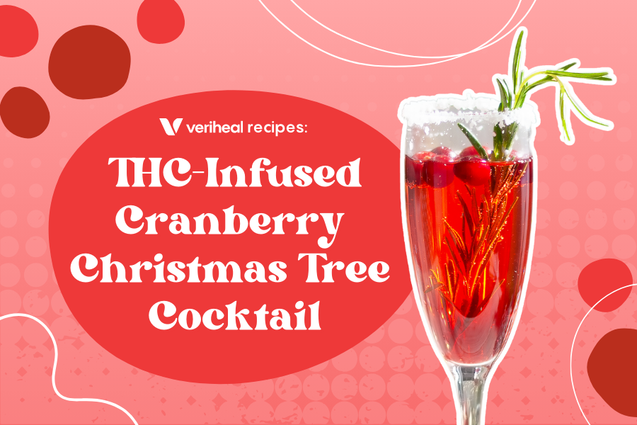 Infused Cranberry Christmas Tree Cocktail