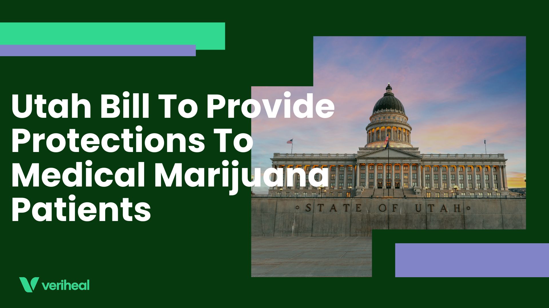 Utah Bill To Provide Protections To Medical Marijuana Patients