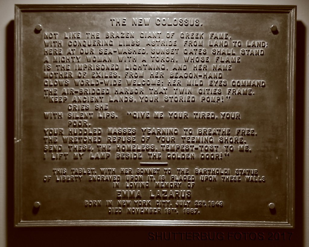 the new colossus by emma lazarus