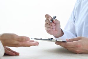 In person evaluation.