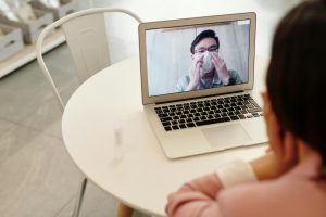Virtual meeting with a doctor