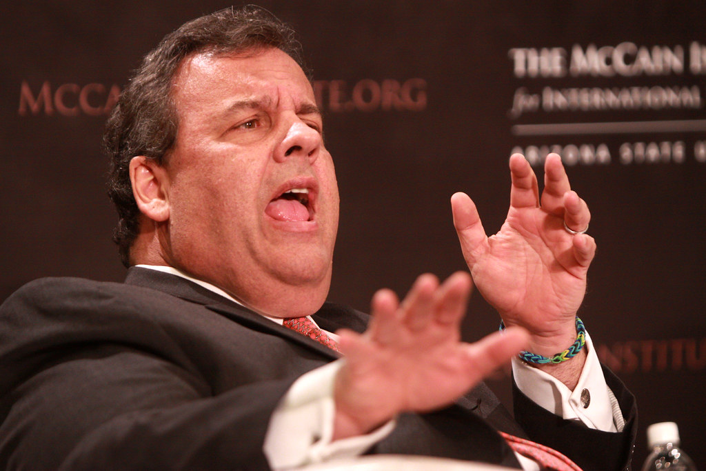 Governor Chris Christie of New Jersey speaking at an event hosted by The McCain Institute in Phoenix, Arizona | Photo by Gage Skidmore