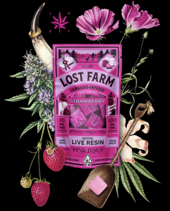 Strawberry Pink Jesus Live Resin Chews