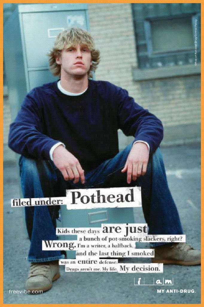 anti-drug campaign poster